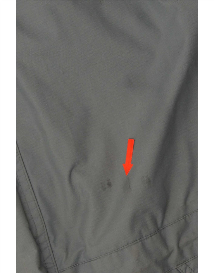 Sprayway Mens Hooded Rain Jacket UK 38 Medium Grey Colourblock Polyamide