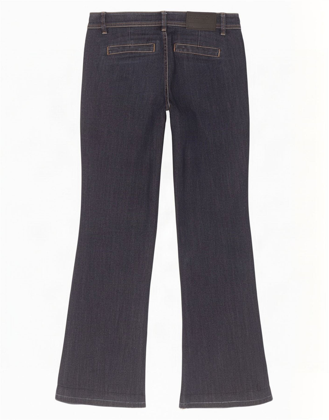 Benetton Womens Flared Jeans IT 42 Medium W30 L31 Navy Blue
