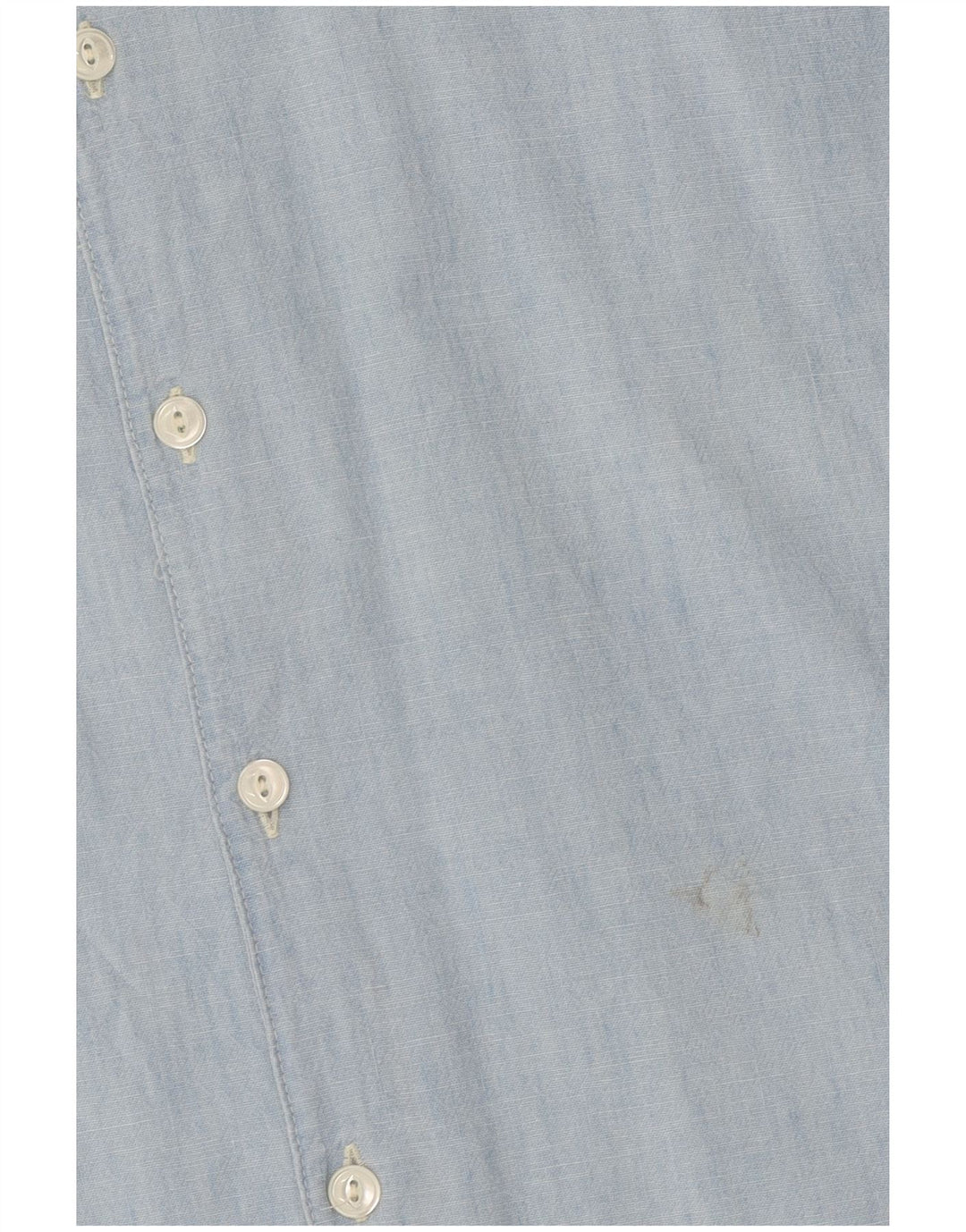 Ralph Lauren Womens Short Sleeve Oversized Shirt US 4 Small Blue Cotton