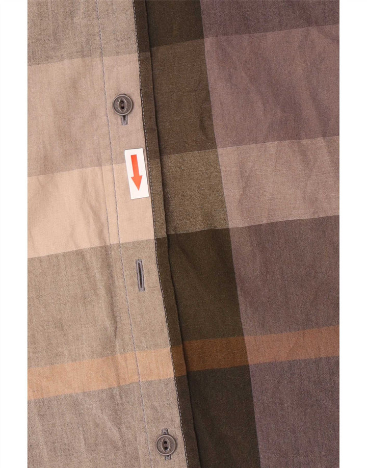 Levi's Mens Shirt UK 14 Medium Multicoloured Check Cotton