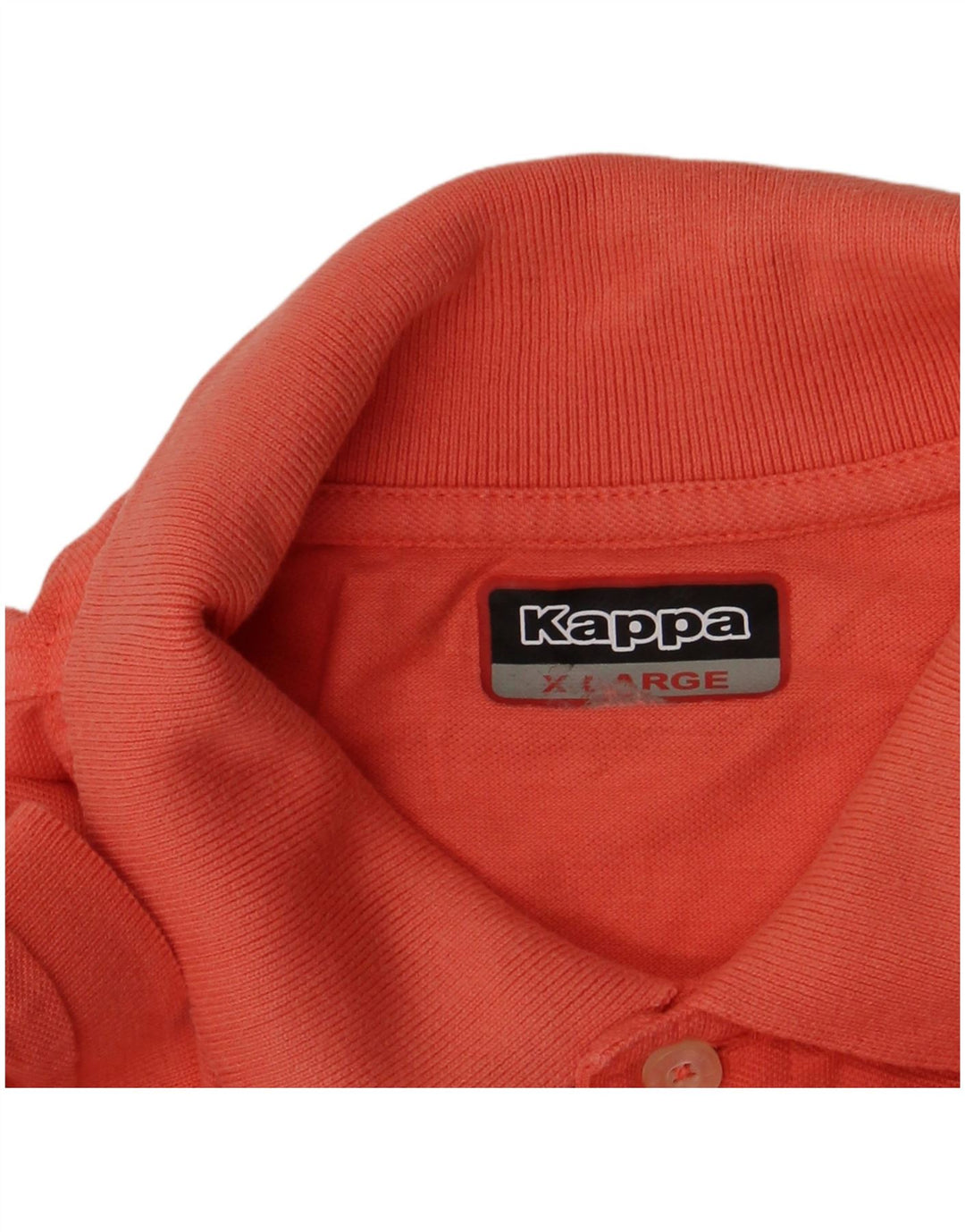 Kappa Mens Polo Shirt XL Orange