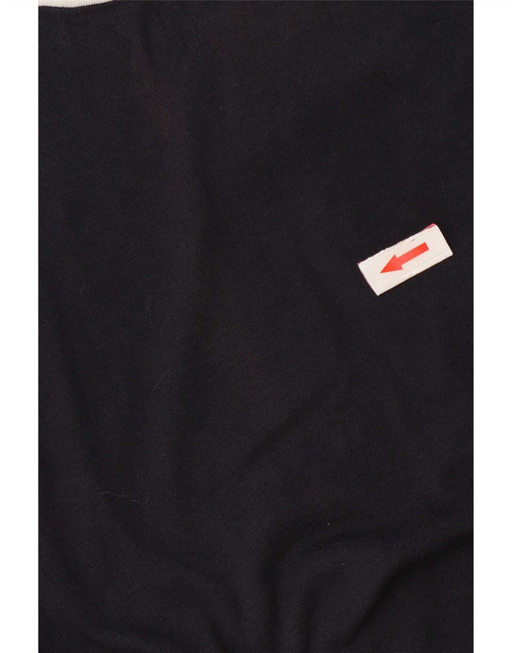 Cos Mens T-Shirt Top Medium Navy Blue Cotton