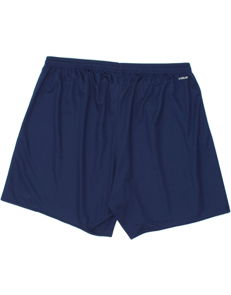 ADIDAS Mens Aeroready Sport Shorts 2XL Navy Blue Polyester Vintage Adidas and Second-Hand Adidas from Messina Hembry 