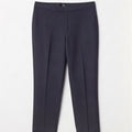 Marks & Spencer Mens Straight Suit Trousers W40 L29 Navy Blue Houndstooth