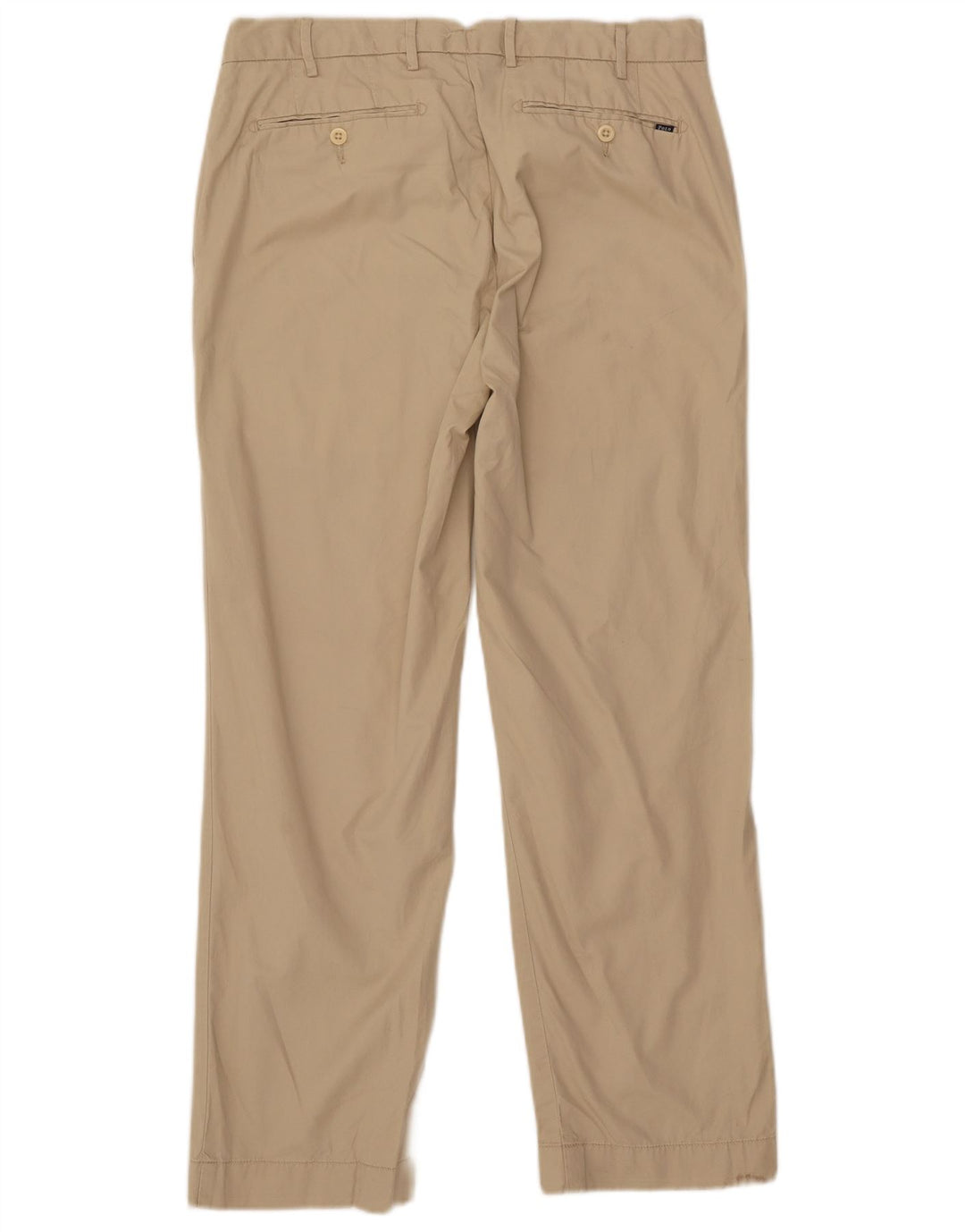 POLO RALPH LAUREN Mens Straight Classic Fit Chino Trousers W32 L30 Beige