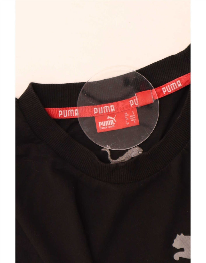 Puma Mens Graphic T-Shirt Top Small Black