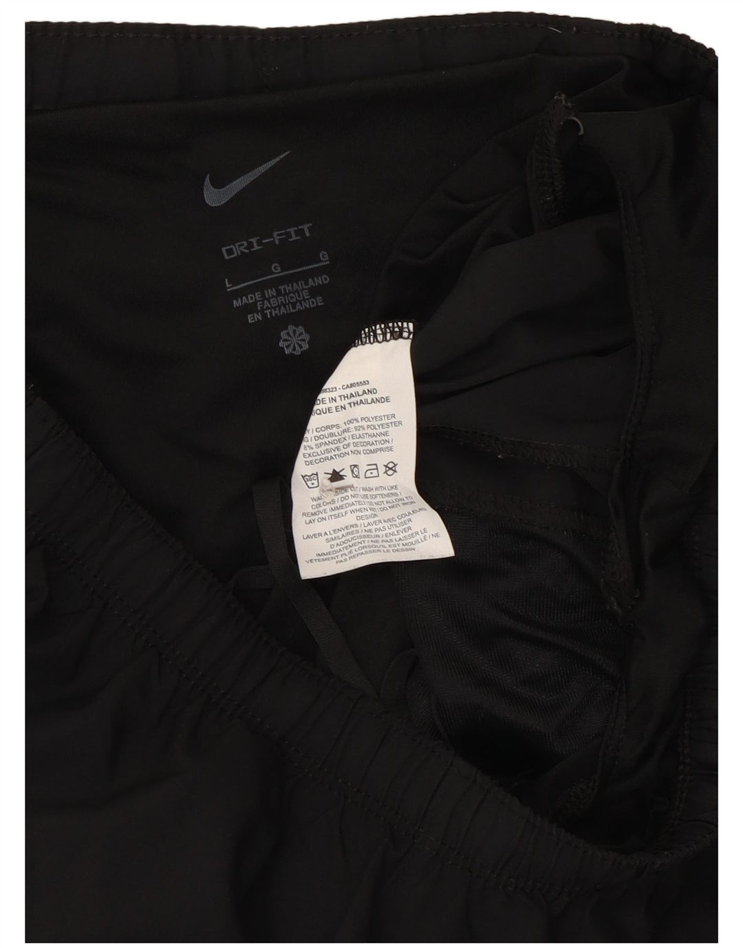 Nike Mens Dri Fit Sport Shorts Large Black Polyester