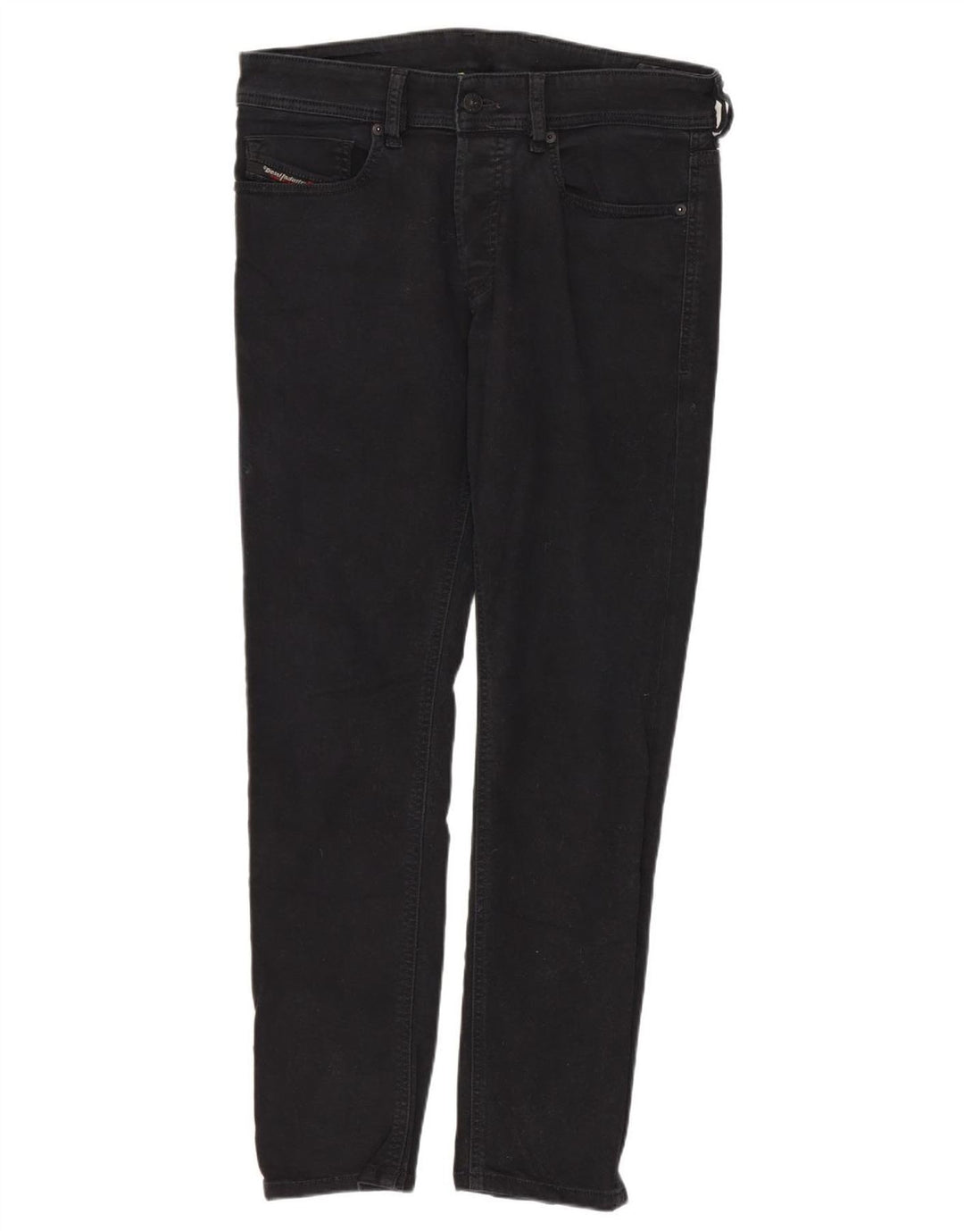 DIESEL Womens Slim Jeans W30 L27 Black Cotton