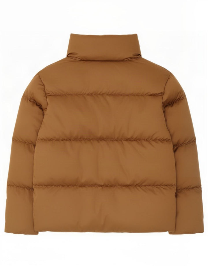 Max Mara Womens Weekend Oversized Padded Jacket UK 6 XS Brown Polyester