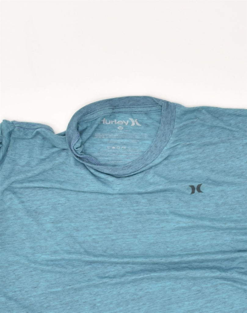 HURLEY Mens T-Shirt Top Small Blue Cotton | Vintage Hurley | Thrift | Second-Hand Hurley | Used Clothing | Messina Hembry 