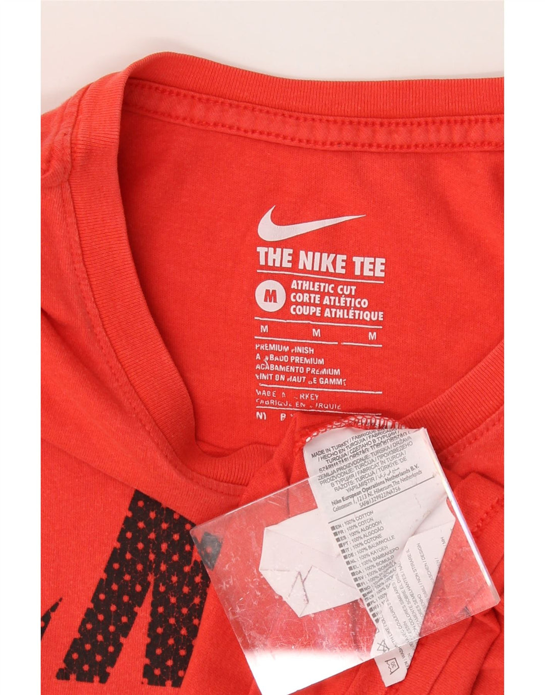 NIKE Mens Air Graphic T-Shirt Top Medium Red Cotton Vintage Nike and Second-Hand Nike from Messina Hembry 