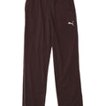 Puma Mens Tracksuit Trousers Small  Brown Colourblock Polyester