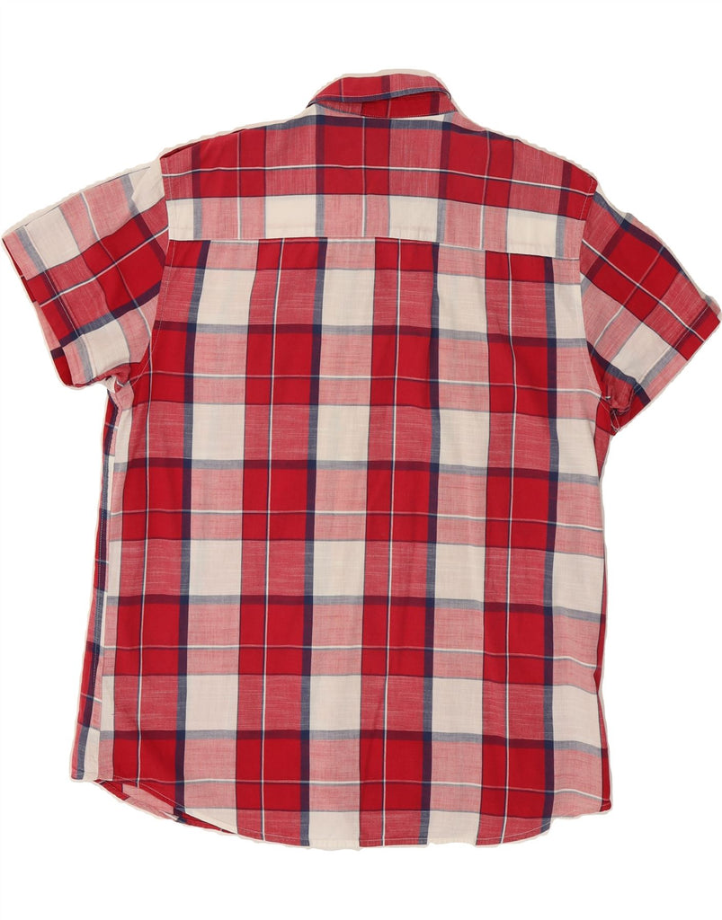 WRANGLER Mens Short Sleeve Shirt 2XL Red Check Cotton Vintage Wrangler and Second-Hand Wrangler from Messina Hembry 