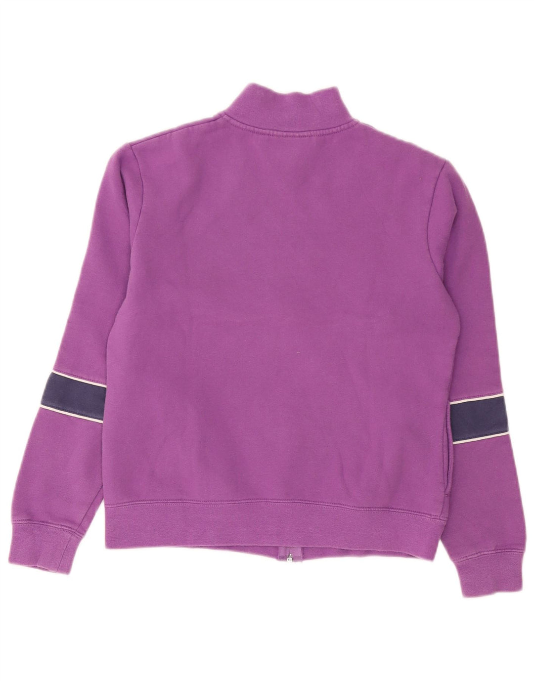 Fila Womens Graphic Tracksuit Top Jacket UK 12 Medium Purple Colourblock