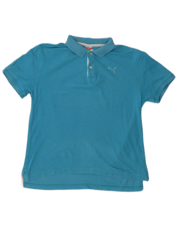 PUMA Boys Polo Shirt 13-14 Years Blue