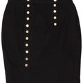GUESS Womens Pencil Skirt Large W32 Black Cotton