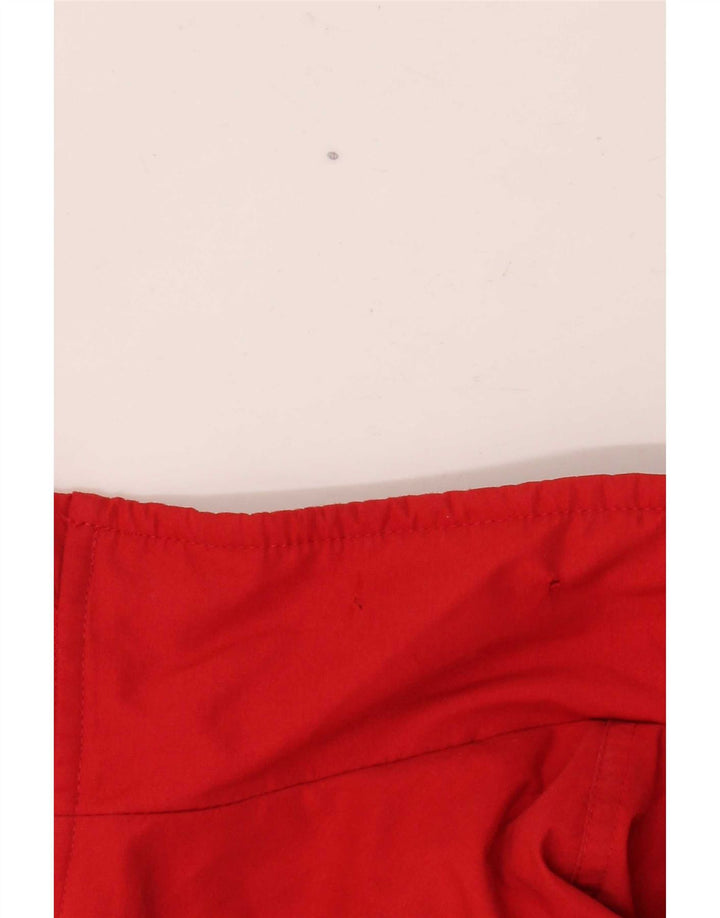 Kartel Mens Bomber Jacket UK 38 Medium Red Polyester