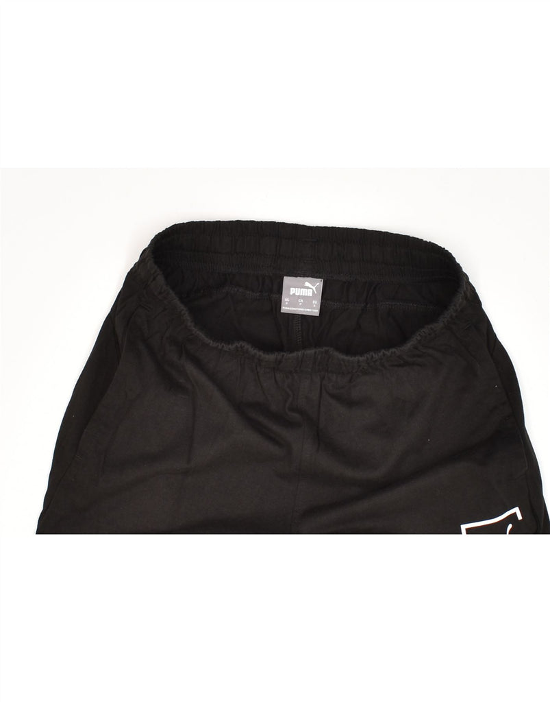 PUMA Mens Sport Shorts Small Black | Vintage Puma | Thrift | Second-Hand Puma | Used Clothing | Messina Hembry 