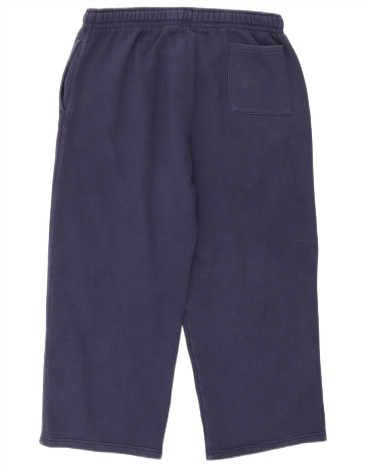 Kappa Mens Graphic Tracksuit Trousers Large Navy Blue Cotton
