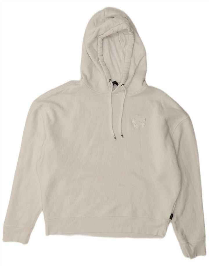 Ted Baker Womens Oversized Hoodie Jumper Size 3 Medium White