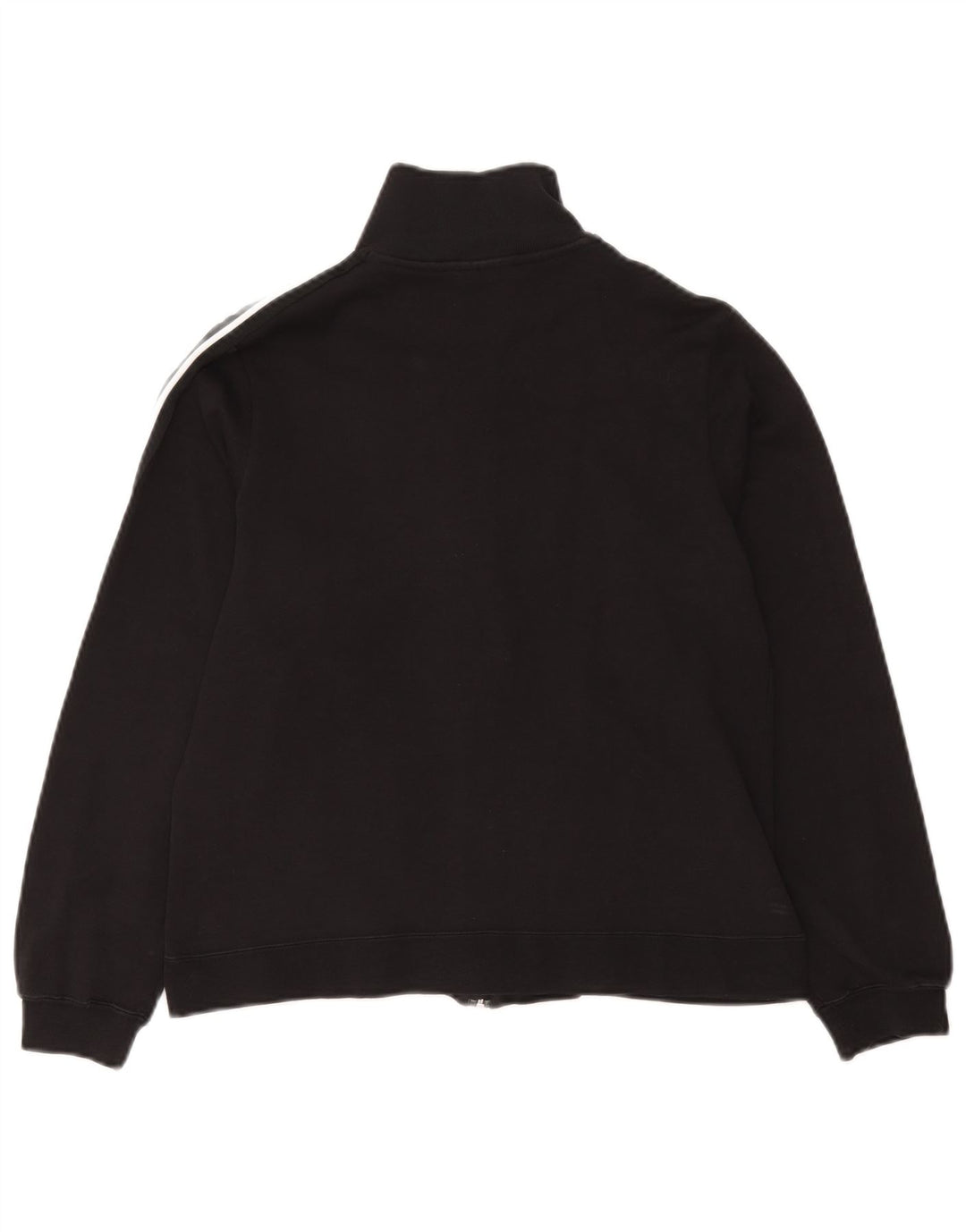 Champion Womens Tracksuit Top Jacket UK 14 Medium Black Cotton