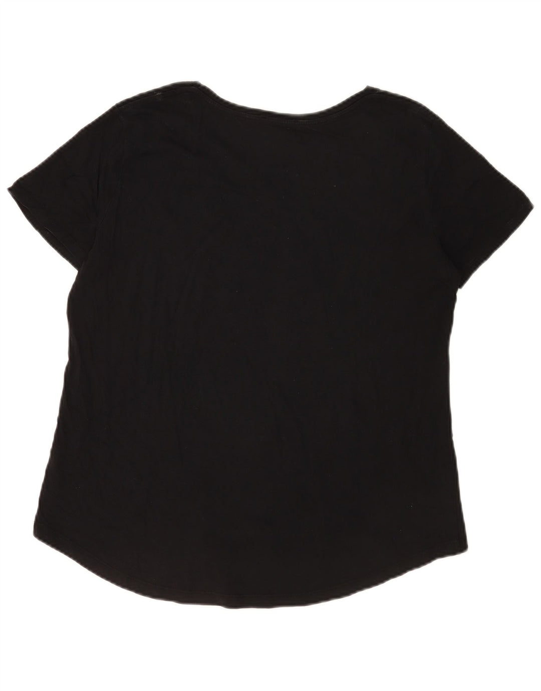 Zara Womens T-Shirt Top UK 16 Large Black