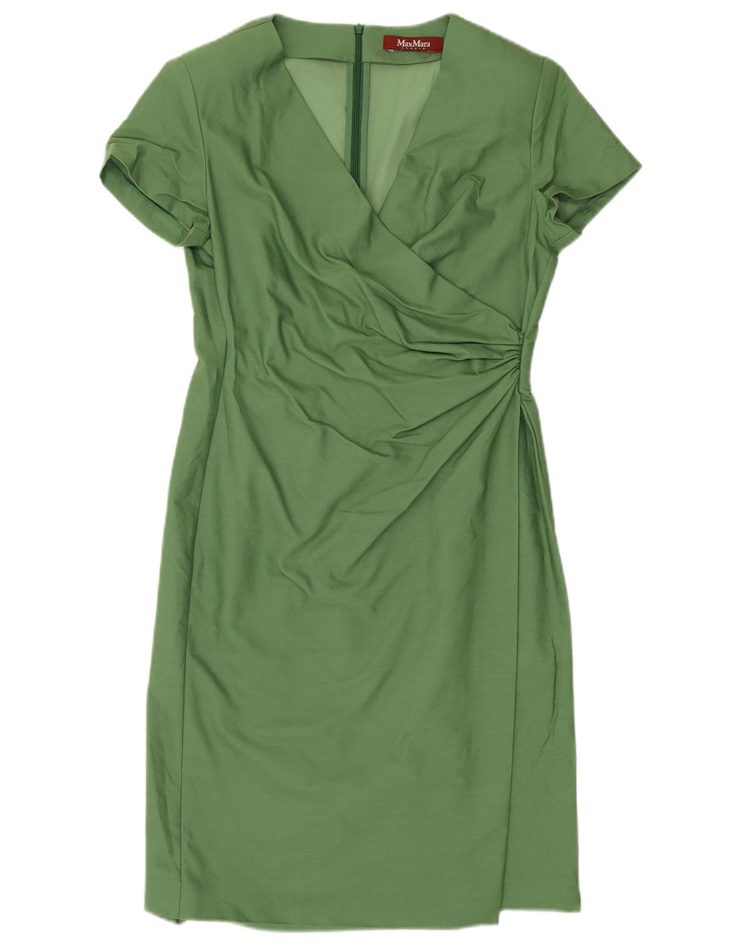 MAX MARA Womens Sheath Dress UK 12 Medium Green