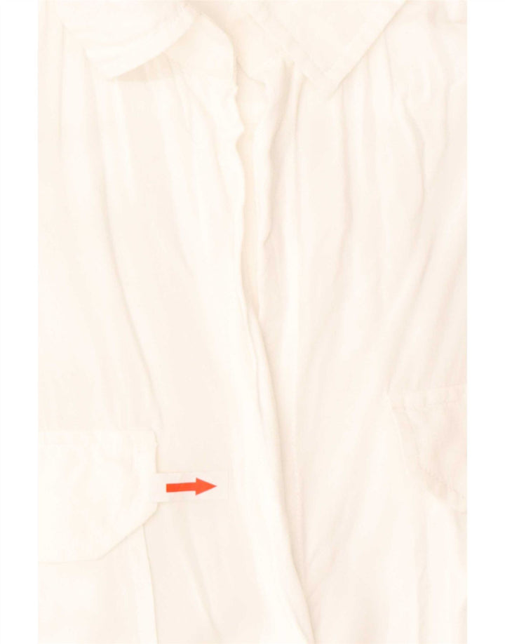 Zara Womens Shirt UK 10 Small White