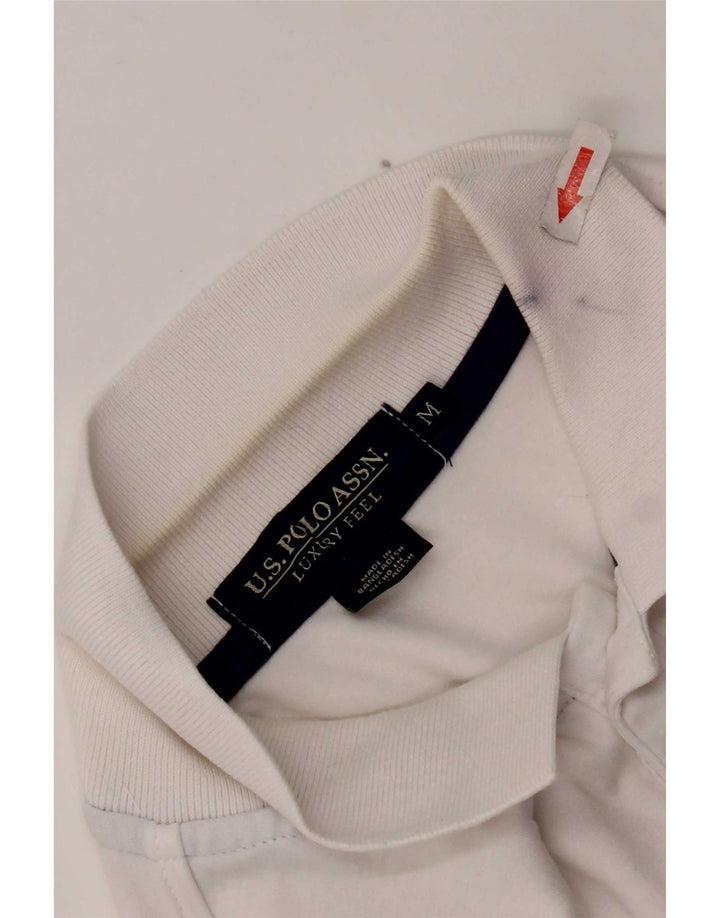 U.S. Polo Assn. Mens Shirt Medium White Cotton