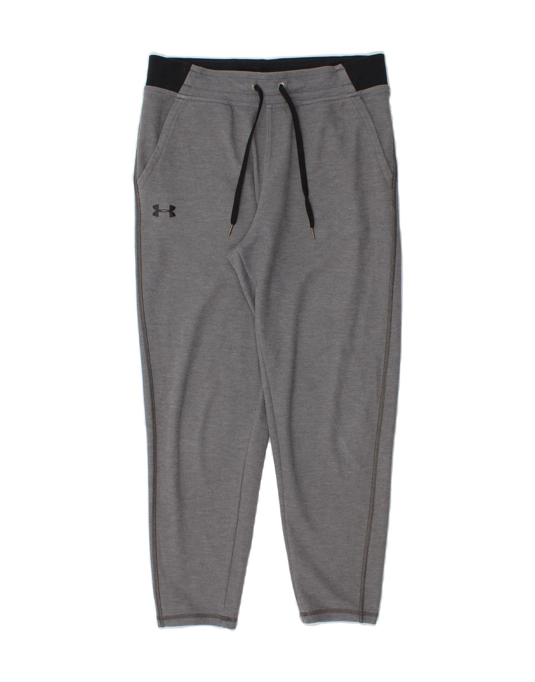 UNDER ARMOUR Womens Heat Gear Tracksuit Trousers UK 12 Medium  Grey Vintage Under Armour and Second-Hand Under Armour from Messina Hembry 
