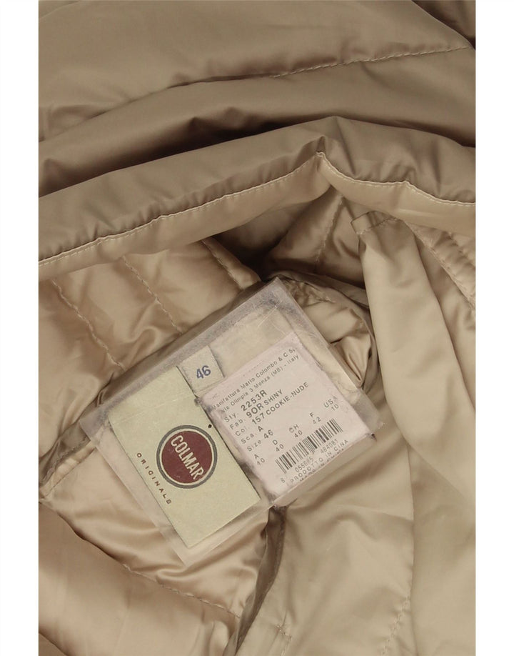 Colmar Womens Padded Jacket IT 46 Large Beige