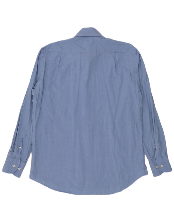 Roccobarocco Mens Shirt Size 15 1/2 39 Medium Blue