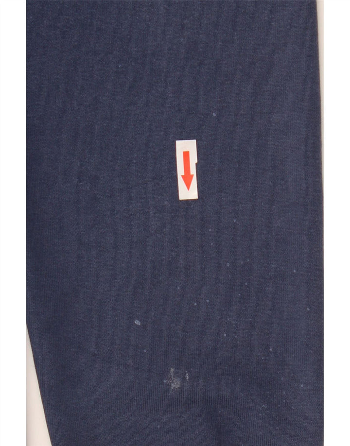 Carhartt Mens Hoodie Jumper Medium Navy Blue Cotton