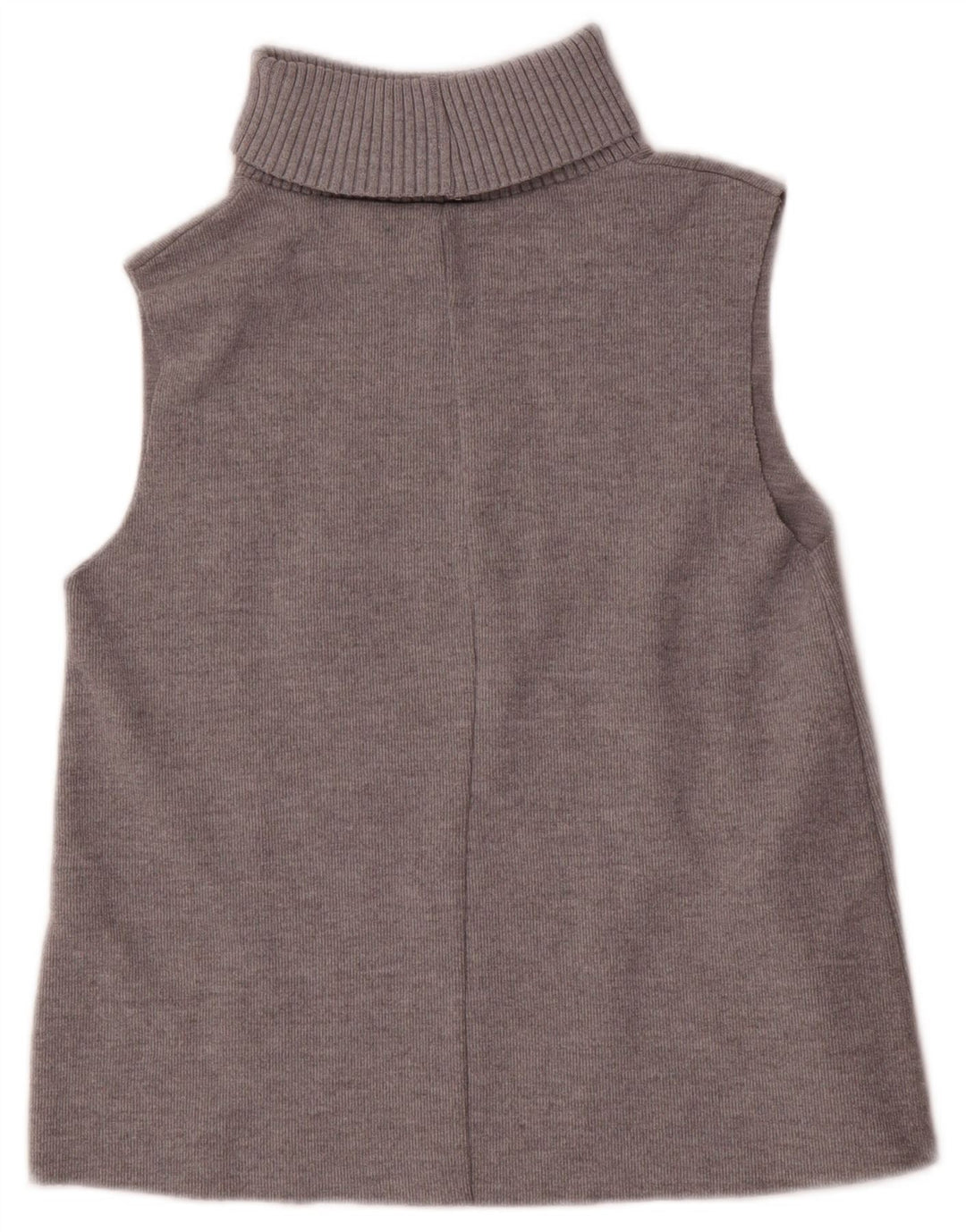 Zara Womens Vest Tank Top UK 10 Small Grey Polyester