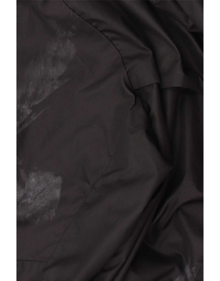 Nike Mens Dri Fit Hooded Rain Jacket UK 38 Medium Black Polyester