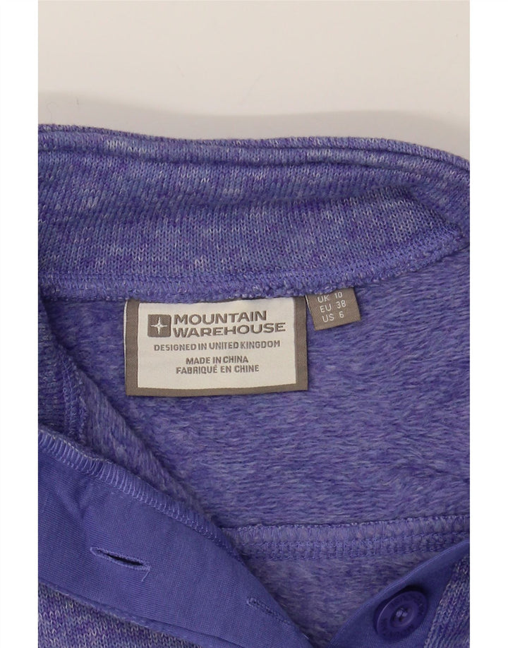 MOUNTAIN WAREHOUSE Womens Sweatshirt Jumper UK 10 Small Purple Flecked Vintage Mountain Warehouse and Second-Hand Mountain Warehouse from Messina Hembry 