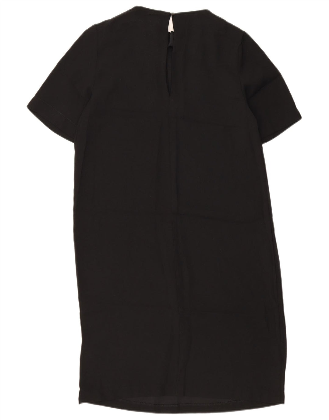 MARKS & SPENCER Womens Shift Dress UK 12 Medium  Black Polyester