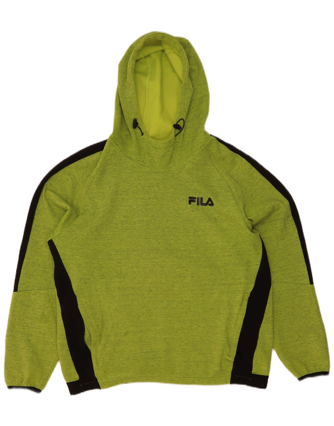 Fila Mens Sweatshirt Jumper XL Green Colourblock Cotton