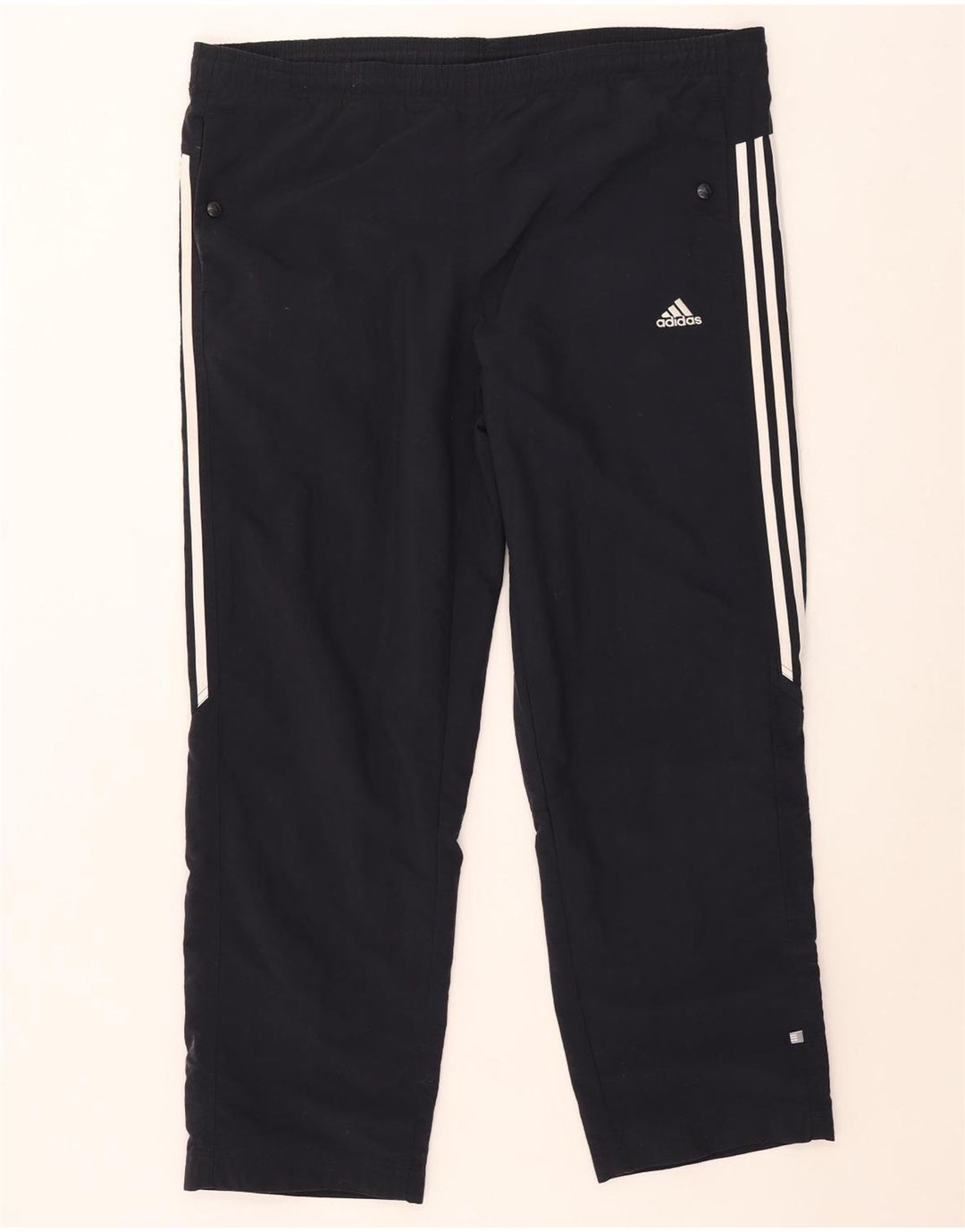 Adidas Mens Tracksuit Trousers XL  Navy Blue Striped Polyester