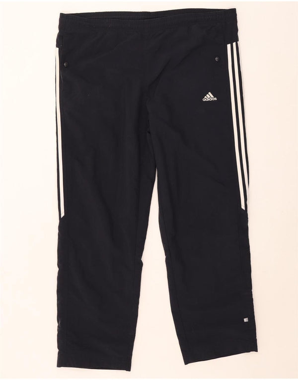Adidas Mens Tracksuit Trousers XL  Navy Blue Striped Polyester