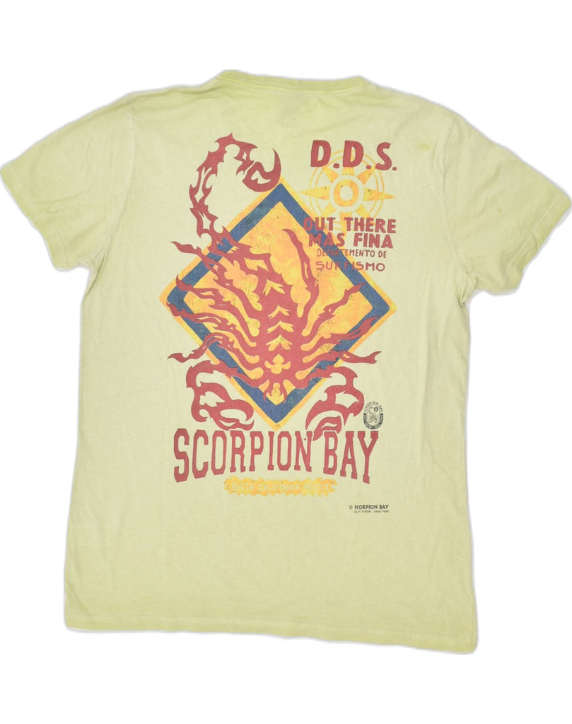 SCORPION BAY Womens Graphic T-Shirt Top UK 16 Large Green Cotton | Vintage Scorpion Bay | Thrift | Second-Hand Scorpion Bay | Used Clothing | Messina Hembry 