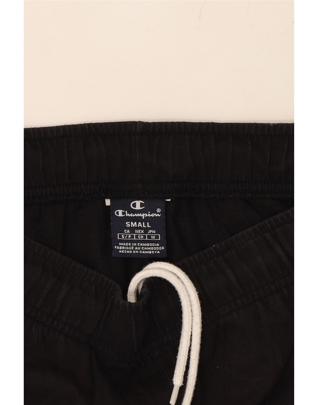 CHAMPION Mens Tracksuit Trousers Small Black Vintage Champion and Second-Hand Champion from Messina Hembry 