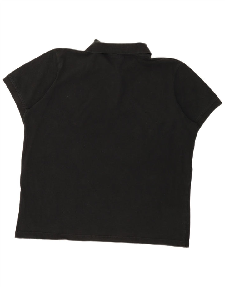 KAPPA Mens Polo Shirt 2XL Black Cotton