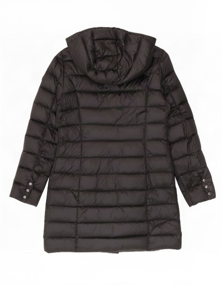 Cape Horn Womens Hooded Padded Coat IT 46 Large Black Nylon