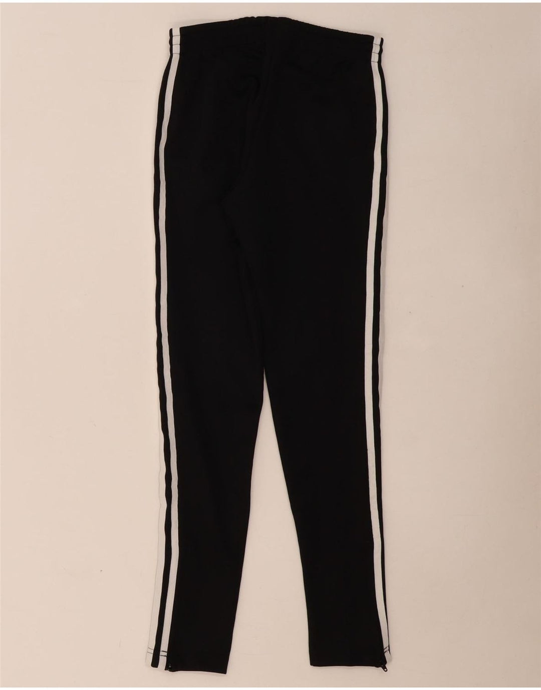 ADIDAS Girls Tracksuit Trousers 11-12 Years  Black Cotton
