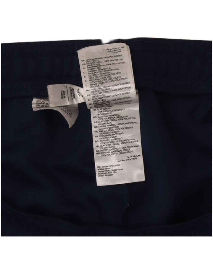 Adidas Mens Aeroready Tracksuit Trousers Large Navy Blue Polyester