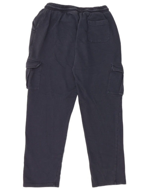 Cotton Traders Mens Cargo Tracksuit Trousers XL Navy Blue