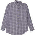 Daniel Hechter Mens Shirt Medium Blue Check Cotton