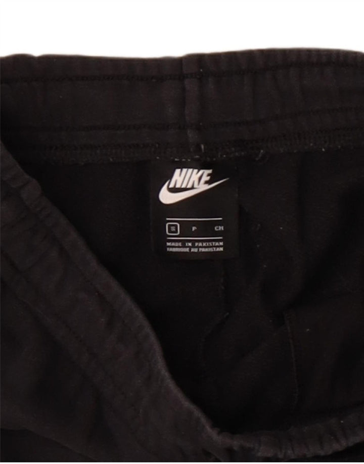 Nike Mens Tracksuit Trousers Joggers Small Black Cotton