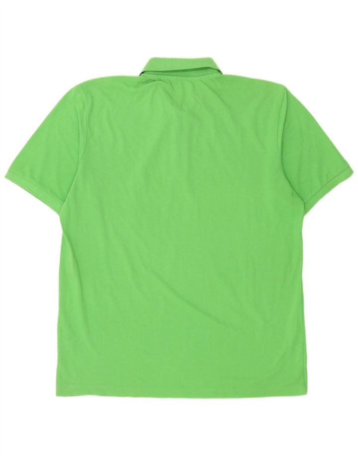 Kappa Mens Polo Shirt 2XL Green Cotton